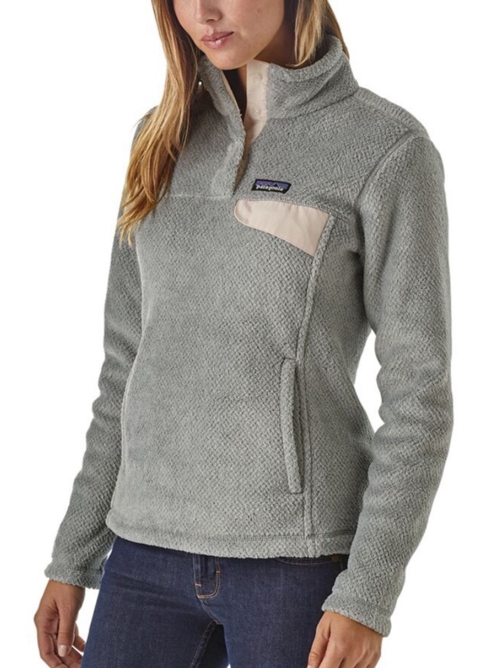 Patagonia Gray Snap T Pullover Fleece S